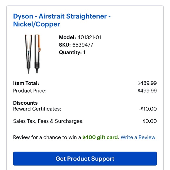 Dyson Airstrait Straightener - Picture 7 of 7